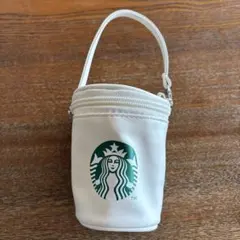 Starbucks カップ型 ポーチ ホワイト