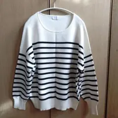 green label relaxing ボーダー ニット