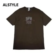 ALSTYLE Tシャツ 半袖 センター ロゴ プリント US古着のサムネイル