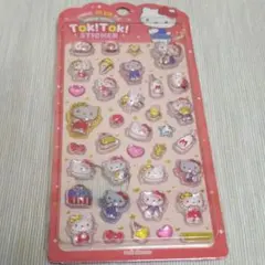 Tok! Tok!ステッカー サンリオ 3Dシール 韓国　キティちゃん