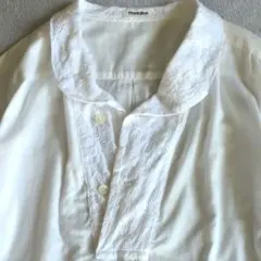 【美品】プランテーションPlantation ブラウス　チュニックワンピース刺繍のサムネイル