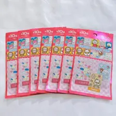 セリア　サンリオキャラクターズ　ステッカー　シール　7枚セット