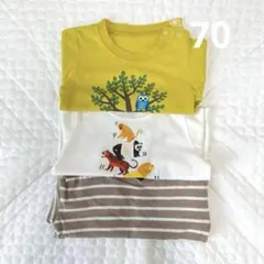 長袖　カットソー　ロンT 保育園　男の子　70サイズ