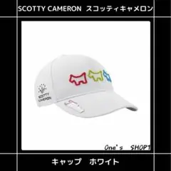 SCOTTYCAMERON スコッティキャメロン キャップ ホワイト マーカー付