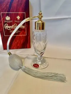 【新品】Royal Brierley クリスタル製香水ボトル（Vintage）