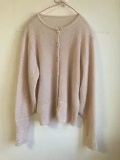 シアーラメフェザーカーディガン