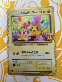 おたんじょうび ピカチュウ 25th