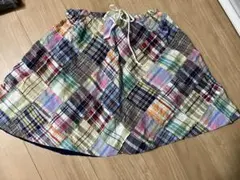 BEAMS BOY チェック柄 フレアスカートのサムネイル