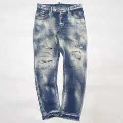 DSQUARED2 ディースクエアード クラッシュブリーチデニム 42
