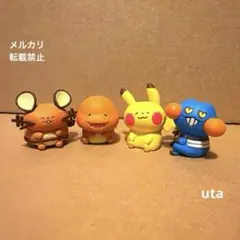 【レア・限定品】＊ポケモン×カナヘイ　ガチャ　ゆるっと　コラボ（計4点）