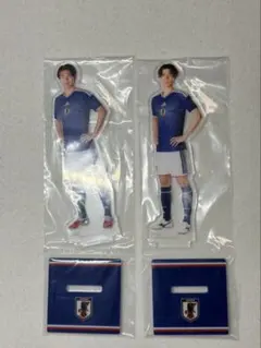 一番くじ サッカー　日本代表 G賞 アクリルスタンド ２種セットのサムネイル