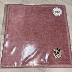 フェイラー ラブラリー オールドテディガール 刺繍ハンカチ【新品】