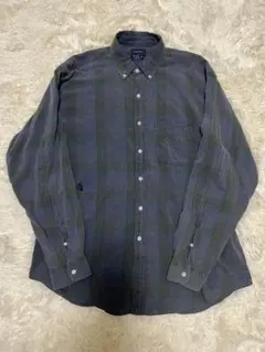 NAUTICA SULFUR DYED MADRAS CHECK SHIRT L