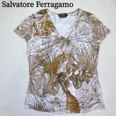 Ferragamo フェラガモ ヴィンテージ ブラウス カットソー トラ XLのサムネイル