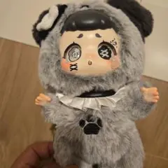時間限定割引！Kasa<夢境> グレー ぬいぐるみ 犬