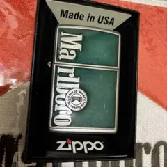 新品未使用300個限定 マルボロ Zippo 2025年マットブラック×レッド 