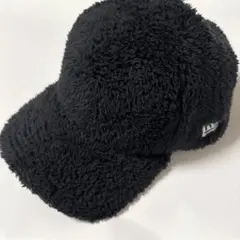 フリース素材 黒 ベースボールキャップ　ニューエラのサムネイル