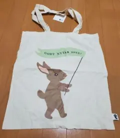 【タグ付新品未使用】フライングタイガー トートバッグ うさぎ　2023のサムネイル