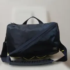 3027【未使用・レア】PORTERシングスメッセンジャー　ネイビー