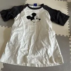 ミッキーラグランTシャツワンピース【110cm】