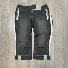 theory クロップドパンツ グレー サイドライン ストレッチ Mのサムネイル