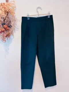 黒パンツ   クロップドパンツ   くるぶし   M   シューラルー