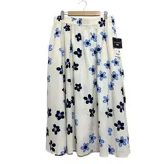 新品未使用 marimekko ユニクロ フレアスカート 花柄 XL