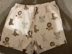 ジェラートピケ　ぬいぐるみ柄ショートパンツ