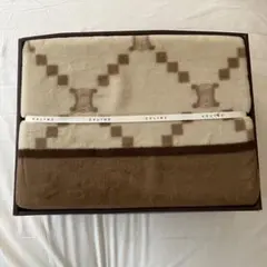 【未使用品】CELINE セリーヌ 毛布 西川産業 アクリル100%