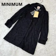 MINIMUM レースコート ブラック M 新品タグ付きのサムネイル
