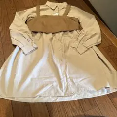 新品未使用✩ビスチェ　コンビネーション　ロングシャツ
