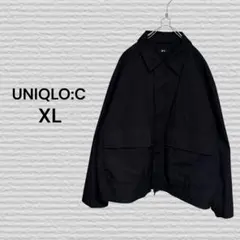 《UNIQLO:C》コットンショートブルゾン 09 BLACK XL
