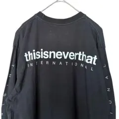 thisisneverthat ロンT 黒 M 韓国ストリート 古着のサムネイル