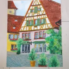 ドイツの建物の風景画