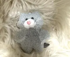 mojojojoトイキーホルダーLOWRYS FARMモジョモジョ　ネコ　グレー