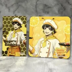 蜂楽廻 ブルーロック コラボカフェ本舗 ハニーレモン 特典コースター 特典カード