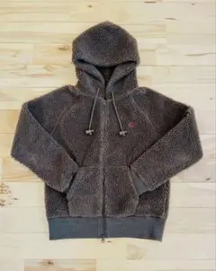 Gymphlex ブラウンボアパーカー赤糸刺繍ロゴ　B Shopにて購入