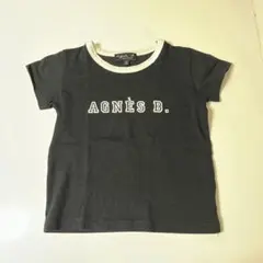 agnès B. 黒 Tシャツ 6歳