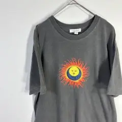 太陽と月 tシャツ Old レトロ ユーロ ファニー 北風 90s y2k