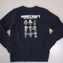 子供150size　トレーナー黒　Minecraft