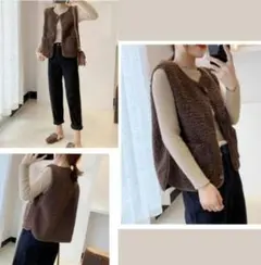 ボアベストブラウン