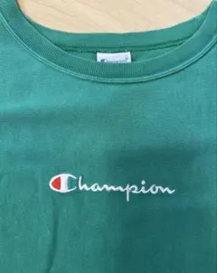 Champion リバースウィーブ Tシャツ C3-M304 厚手　グリーン