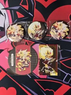ハズビンホテル　アニカフェ　グリッター缶バッジ　エンジェル セット ハズビン・ホテル エンジェルグリッター缶バッジanimate cafe 2セット