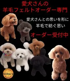 愛犬さんの羊毛フェルトオーダー専門・わんちゃん
