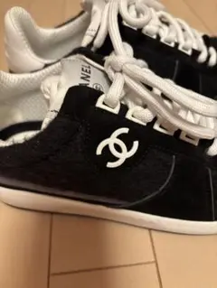CHANEL スエード プラットフォーム スニーカー ココマーク 試着のみ 