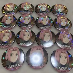 NARUTO疾風伝 奈良シカマル 場面写ホログラム缶バッジ 15個セット 痛バ