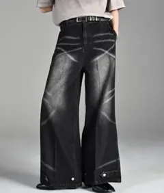 ADRER エクストラクオリティワイドフレアパンツ M