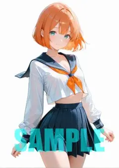 アートポスター♡A4 イラスト グラビア アニメ 二次元 美少女 可愛い 103