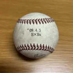 ホークス対オリックス　公式試合球