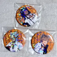 実験着　レオナ　ラギー　ジャック　ツイステ　缶バッジ